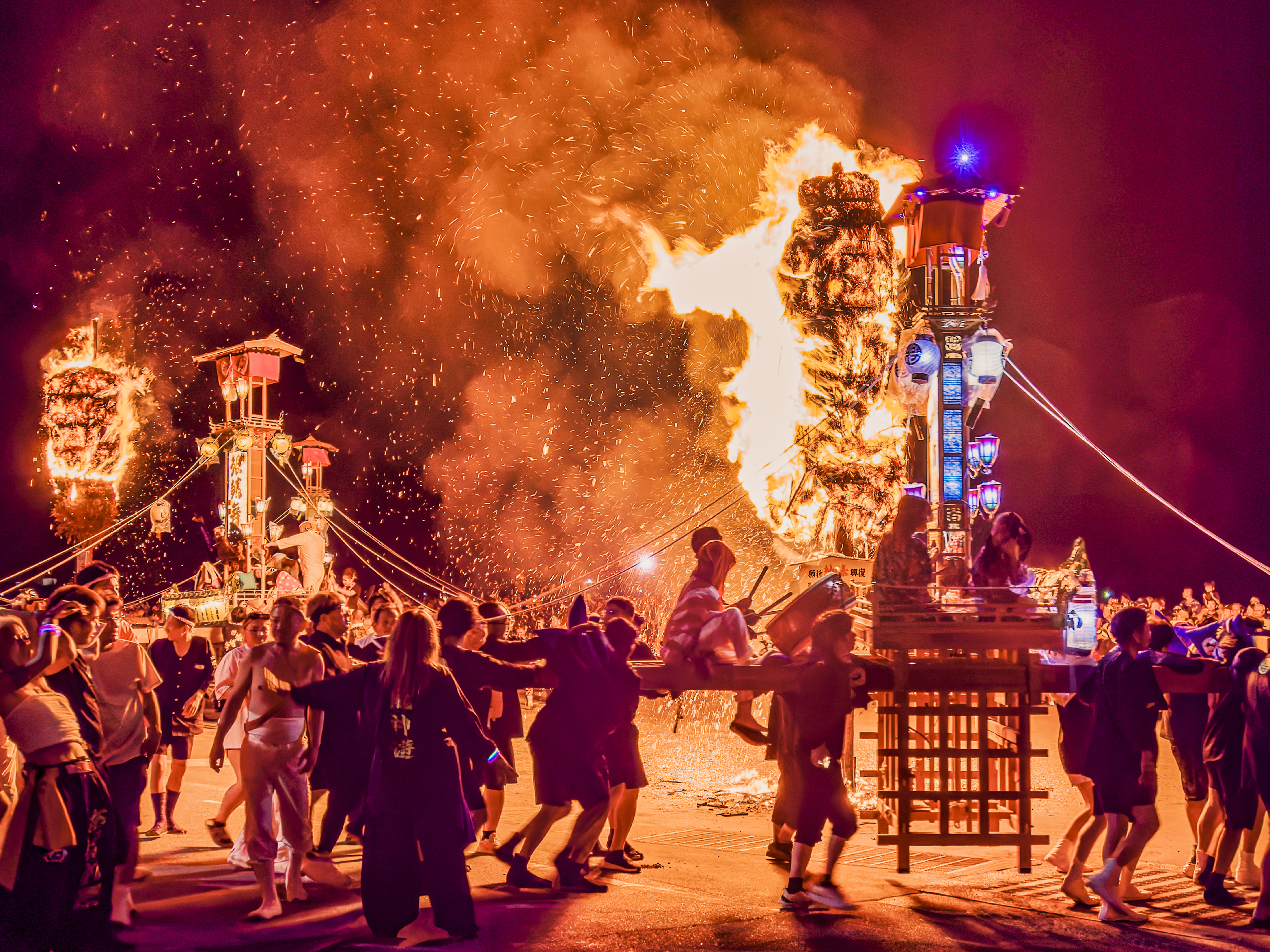 「キリコの舞 復興祈願」」 宮田敏幸(一般)